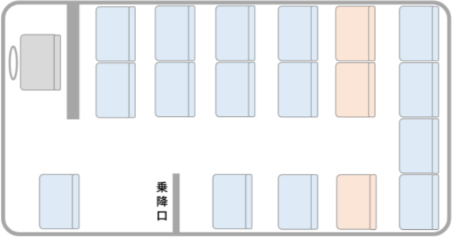 ガーラ28座席表